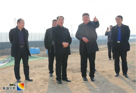 南水北调山东干线公司常务副总经理时伯华一行实地调研考察济矿物流项目